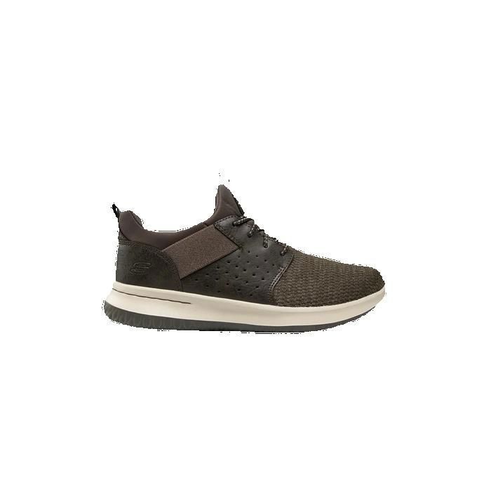 Skechers Skechers Delson Camben - Sneakers homme vert confort et semelle amortissante