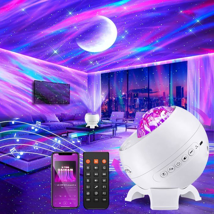 Projecteur LED Galaxy TONGDAYTECH – Veilleuse étoilée Pour Enfants Avec Télécommande