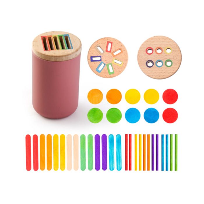 Emboitement Support 9 bâtonnets - Motricité fine - Made in Europe - Montessori Jeux Education KT004 N Emboitement Support 9 bâtonnets - Motricité fine - Made in Europe - Montessori Jeux Education KT004 N
