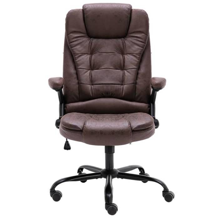 SALE 2026Chaise de travail/À Domicile Brun - Chaise de bureau marron foncé similicuir daim 67x71x(110 - 119)cm 18.6 Kg 307950 SALE 2026Chaise de travail/À Domicile Brun - Chaise de bureau marron foncé similicuir daim 67x71x(110 - 119)cm 18.6 Kg 307950