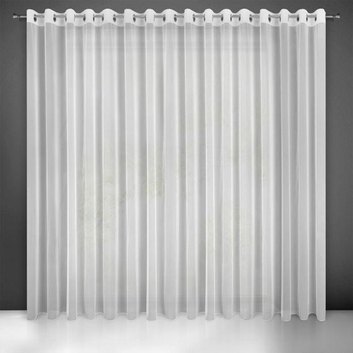 Voilage - EUROFIRANY - FIR/ESEL/B/350263 - Blanc - 350 x 250 cm - Gamme Eurofirany