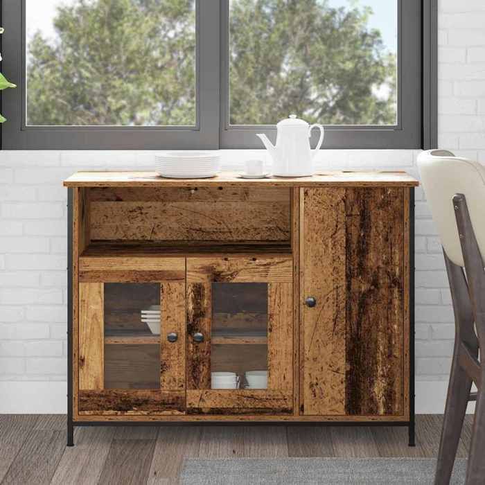 Buffet - Bahut/Commode couloir Marron Magnifique Buffet - bois ancien 100x35x75cm CL7101675