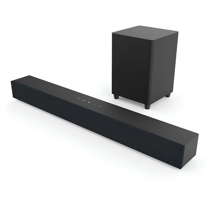 Enceinte barre Bluetooth caisson de basses AUX/USB/HDMI son haute définition prêt à lemploi compatible home cinéma noir