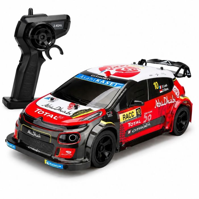 Voiture de Rallye Télécommandée avec Télécommande Maxlife Fast Gearz Citroën C3 WRC RC 1:10 Batterie 500 mAh