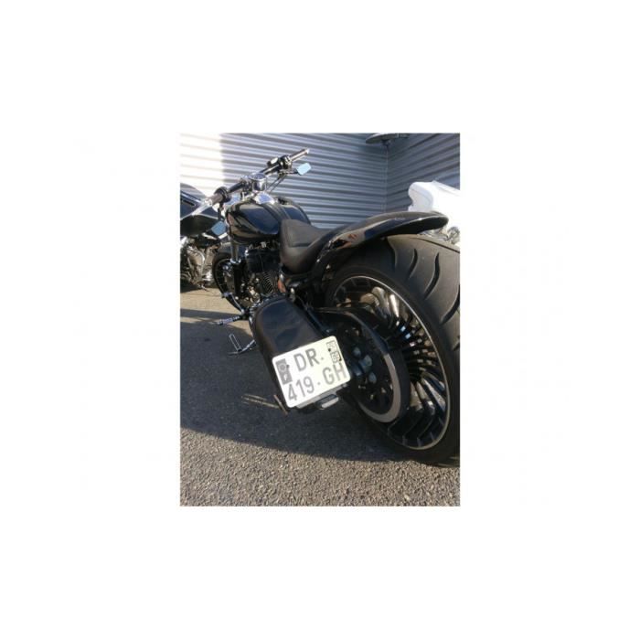 Support de plaque ACCESS DESIGN latéral noir Harley Davidson Breakout