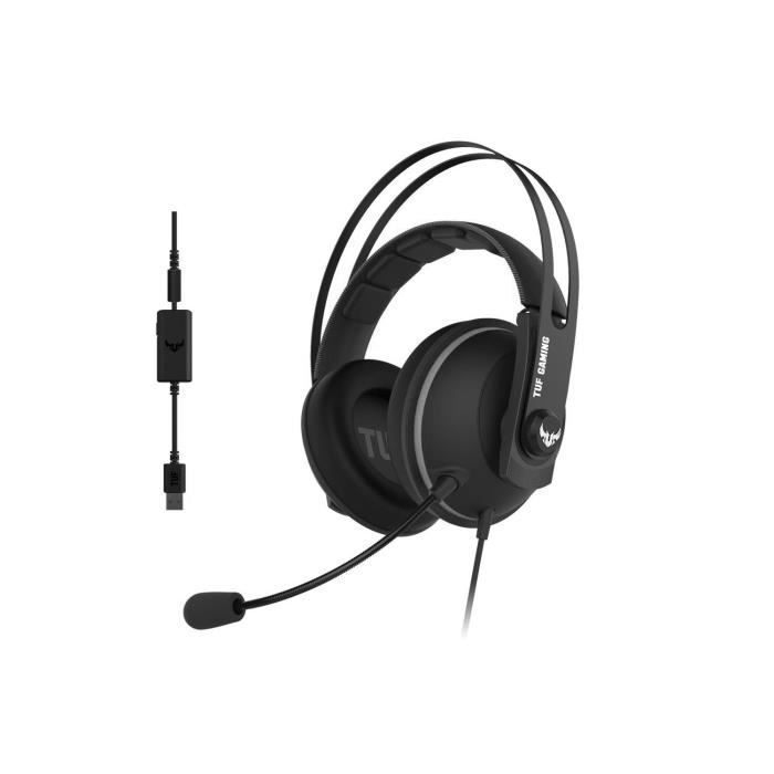 Casque - Asus - TUF H7 - Transducteurs Essence 53mm - Son surround virtuel 7.1 - Filaire