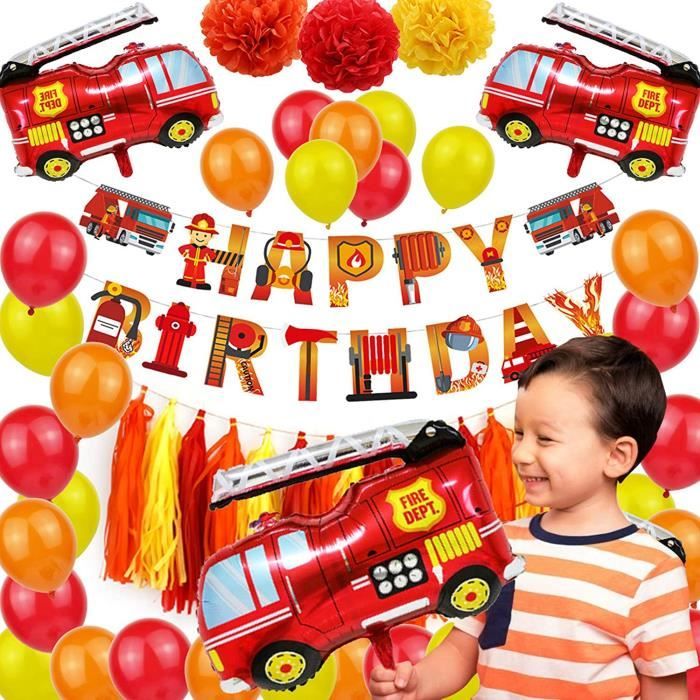 Decoration D Anniversaire Pour Enfants Pompiers Decoration De Fete Pompier Fete D Anniversaire Decoration Garcons Ballons Camion D I Cdiscount Maison Decoration D Anniversaire Pour Enfants Pompiers Decoration De Fete Pompier Fete D Anniversaire Decoration Garcons Ballons Camion D I Cdiscount Maison