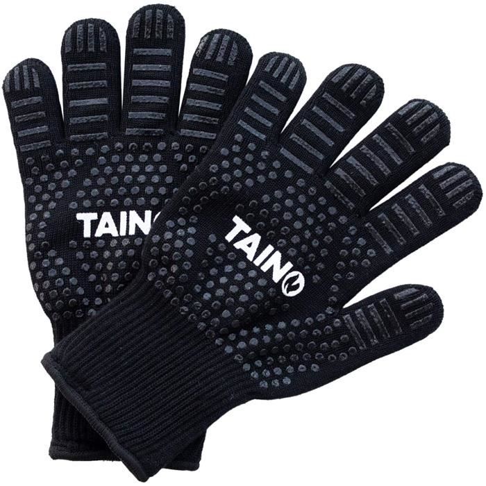 HandLove Gants Barbecue Aramide Résistants à La Chaleur Jusqu'à 800°C - Gants Four Avec Doublure Coton - Protection Parfaite