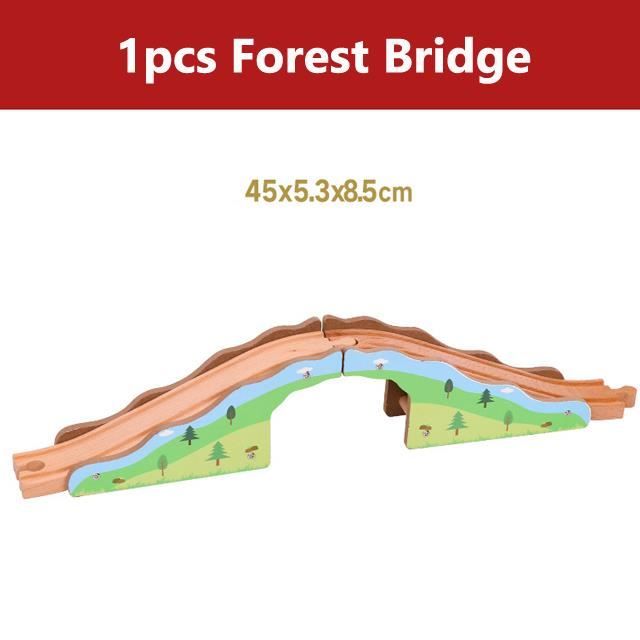 Lot De 20 Accessoires Pour Chemin De Fer En Bois - Jouet Construction Enfant - Signalisation Et Décors