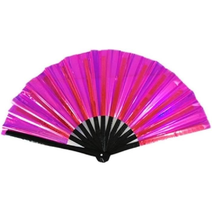 PETITS OBJETS DECORATIFS,Style 2--Éventail Pliant Vintage En Soie, 1 Pièce, Pompon Chinois