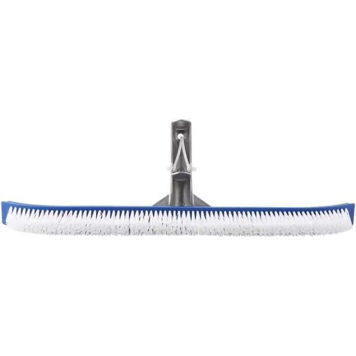 Brosse Nettoyage Piscine Aluminium 17 Pouces - Pour Sol Et Murs De Piscine