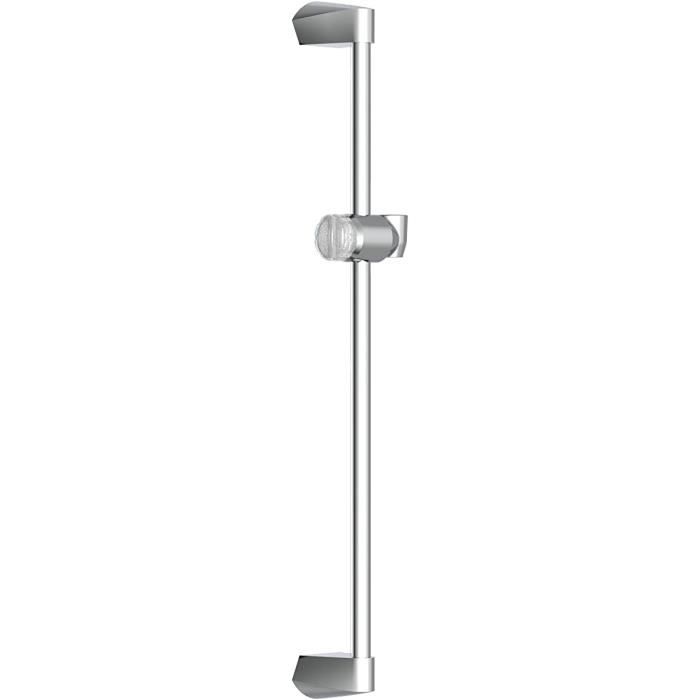 Barre de support de porte de douche en acier inoxydable de 60 cm sans cadre pour verre de 6 mm, 8 mm, 10 mm d'épaisseur M-Home