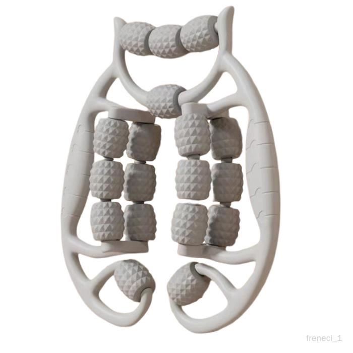 Rouleau De Massage Musculaire Portable 32 Roues Avec Pince à Jambes - Fitness, Récupération, Marque Générique