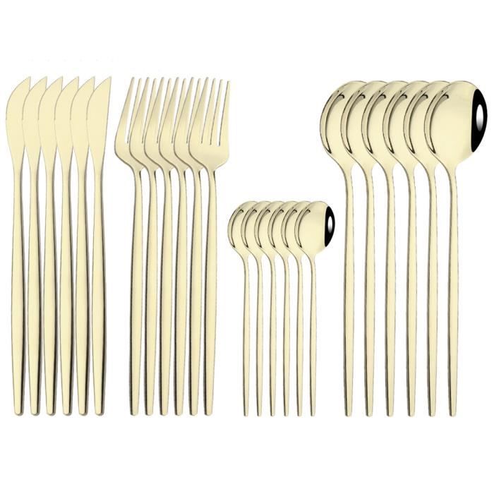 Lot De 20 Couverts à Cocktail LA Qualité Premium - Acier Inoxydable - Neuf