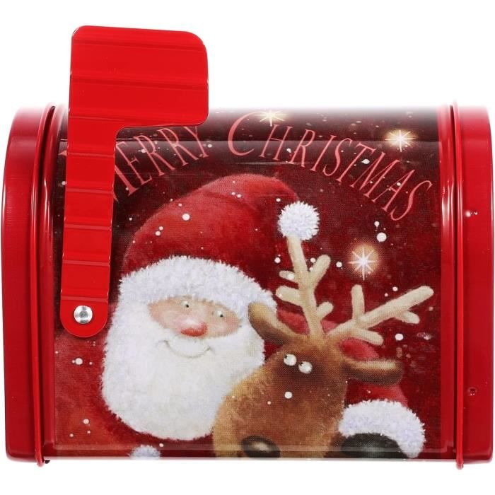 Lot De 3 Boîtes à Biscuits Rondes Pour Noël - Forme Et