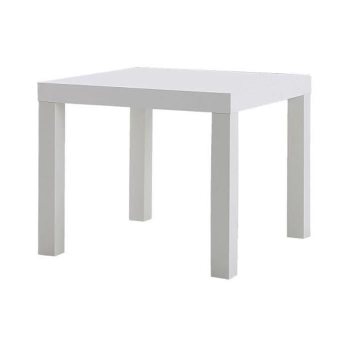 Ikea Lack Table D Appoint Blanche Bois Blanc 45 X 55 X 55 Cm
