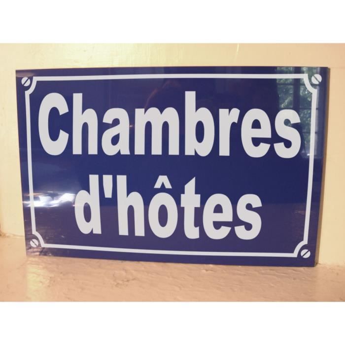Chambres D Hotes Plaque De Rue Personnalisation Texte Possible