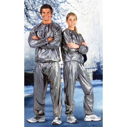 Combinaison Taille XL thermique sudation sauna 100 PVC Gris Cdiscount Sport