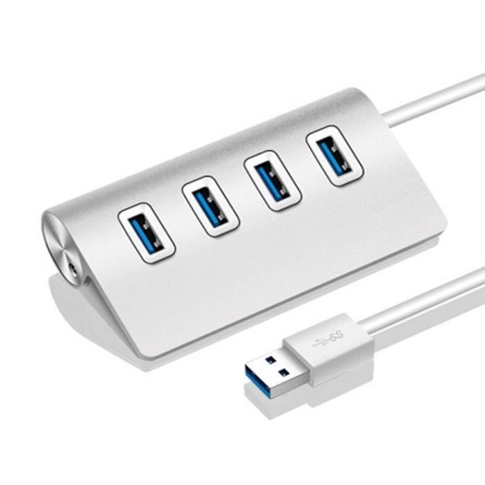 Hub Metal 4 ports USB 2.0 pour PC ACER Multi-prises Adaptateur Rallonge  (ARGENT) - Cdiscount Informatique