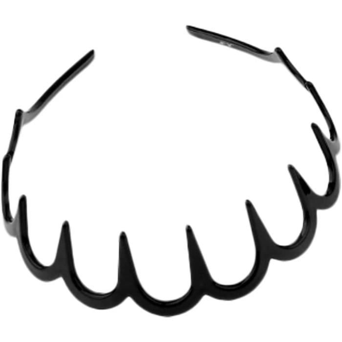 Gazechimp Serre-tête Peigne à Cheveux Zigzag Bande Crantée