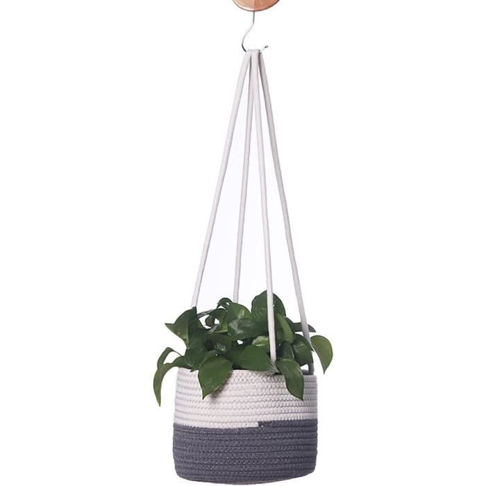 5 Crochets Suspendus Pour Pots De Fleurs - Chaînes Renforcées 45 Cm - Portée 5 Kg - Pour Balcon, Terrasse, Jardin