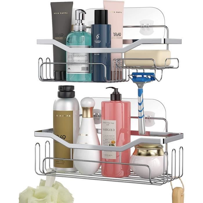 Porte-Savon Adhésif Ultra Solide - Installation Facile Sans Perçage Pour Douche & Cuisine