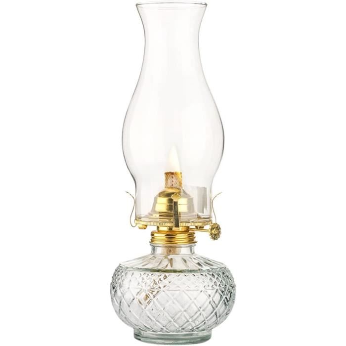 Lot de 3 lampes à huile en verre rondes transparentes sans fumée, bougies décoratives sans odeur, pour table à manger, mariage, pièce maîtresse