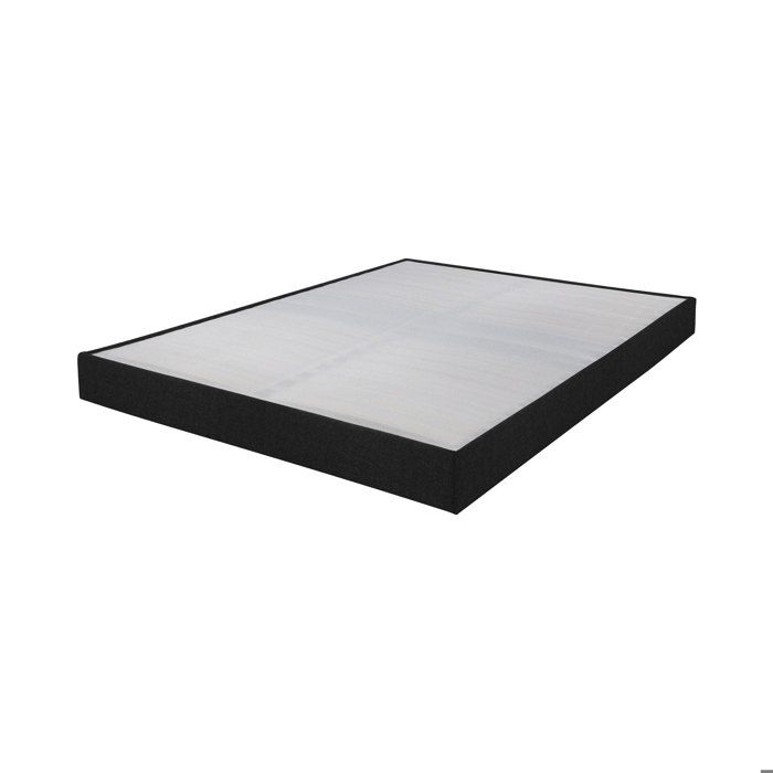 Sommier tapissier 140x190 Omega anthracite 2x18 lattes Sommier tapissier 140x190 Omega anthracite 2x18 lattes