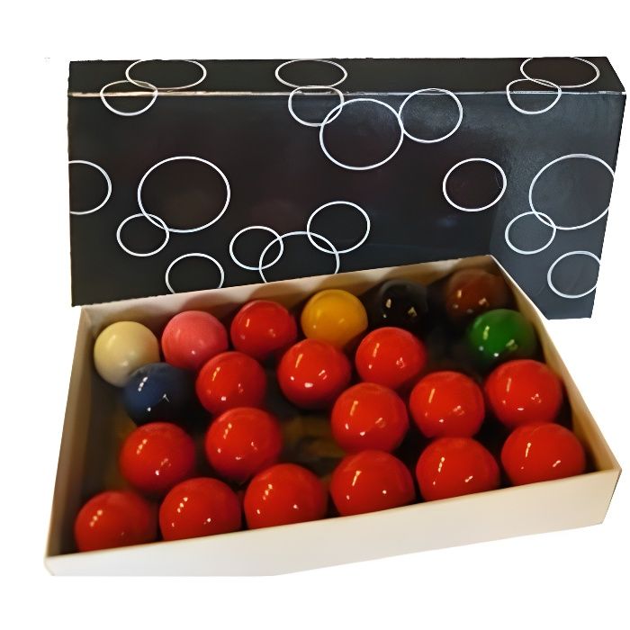 Jeu de Billes ou Boules de Billard Snooker Standard 52 mm - 
