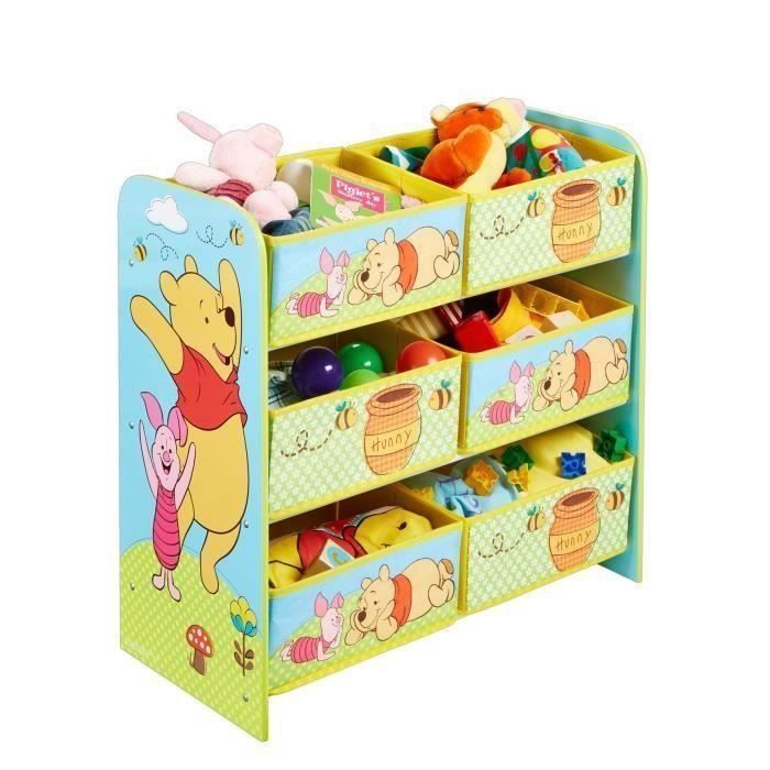 Winnie L Ourson Meuble De Rangement Enfant A 6 Paniers Achat