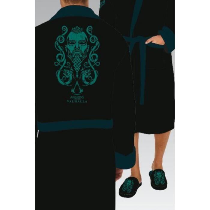 ASSASSIN S CREED VALHALLA Peignoir en flanelle Cdiscount