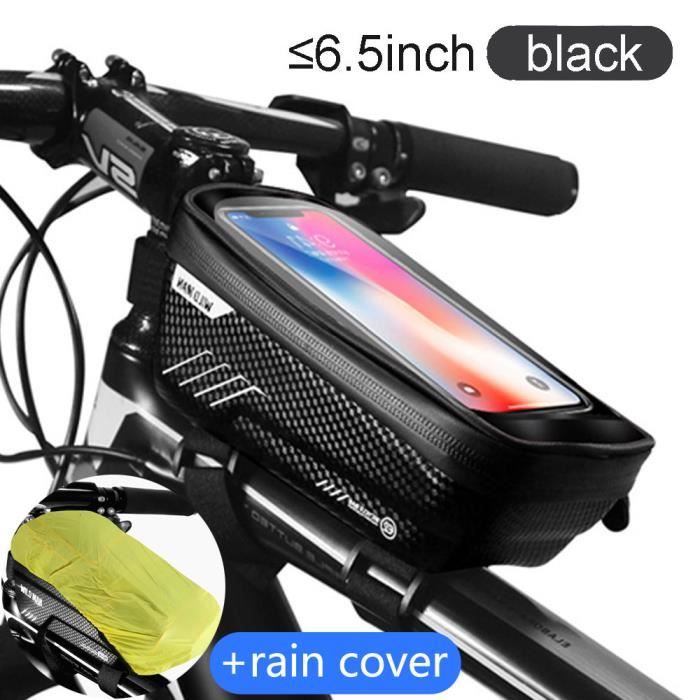 sac de vélo Tube avant vélo téléphone écran tactile étanche vtt sac accessoires 