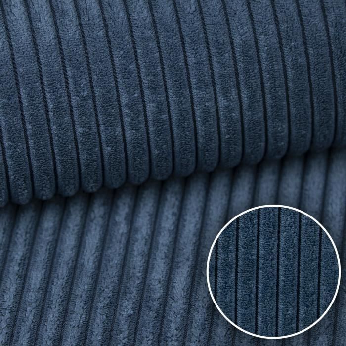 Soft Durable 3 Couche épaisse en Daim Synthétique Couleur Bleu Ameublement d'Ameublement Tissu