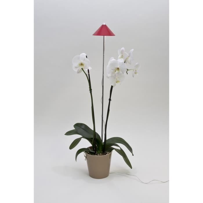 Sunlite Lampe Horticole Avec Pietement Telescopique Rouge