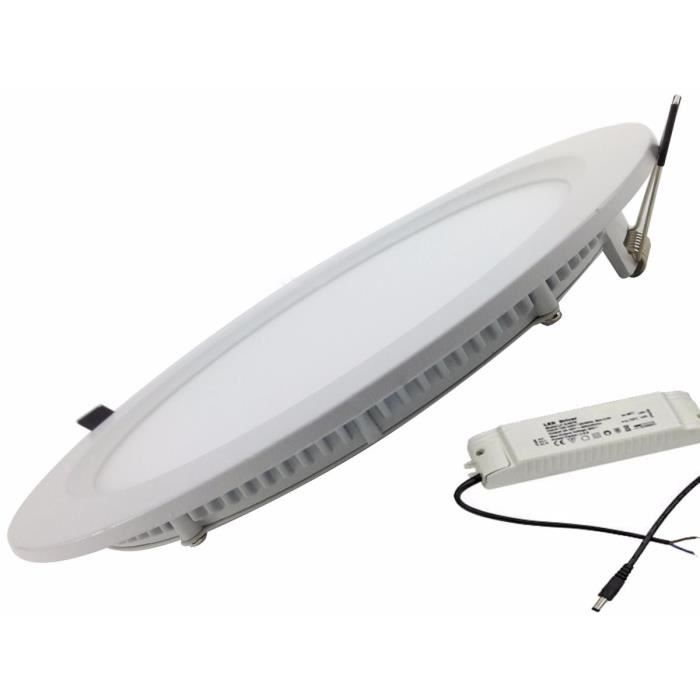 rim terrorism Forgiving Dalle leds ronde - Cdiscount