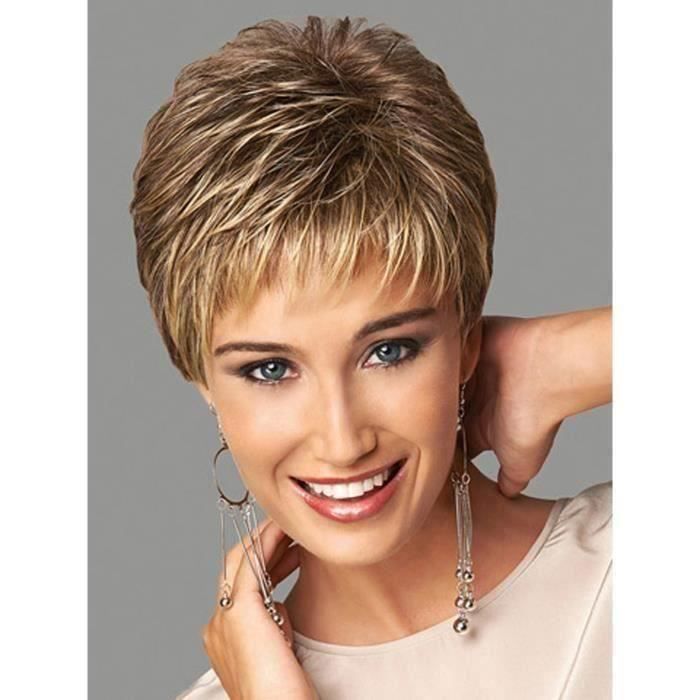 Perruque Femme Cheveux Courts Perruque Naturelle M34207 LIJFK28551