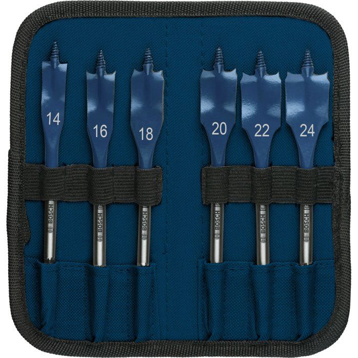 Coffret de 6 mèches plates BOSCH PROFESSIONAL Self Cut Speed EXP. 14 24mm