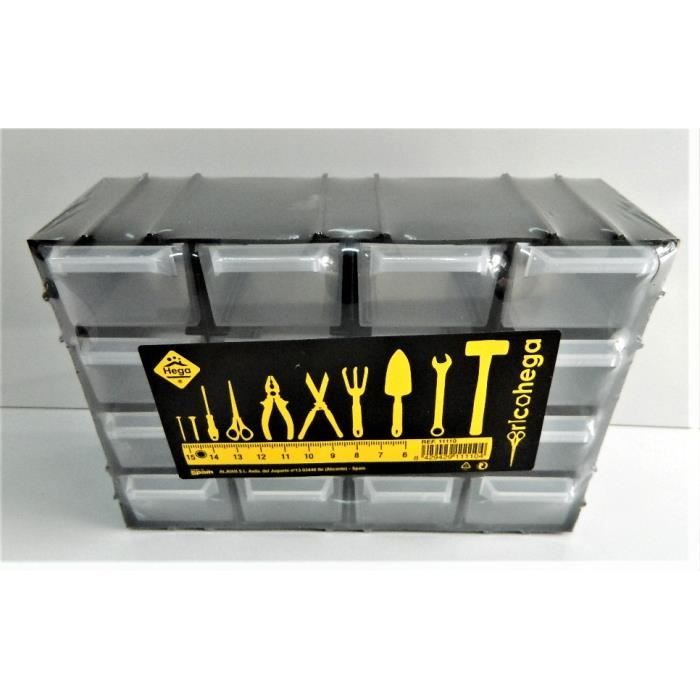 Petit Bac De Rangement Plastique Tiroir Petit Casier De Rangement Noir Plastique Boite 21 5x15cm 16