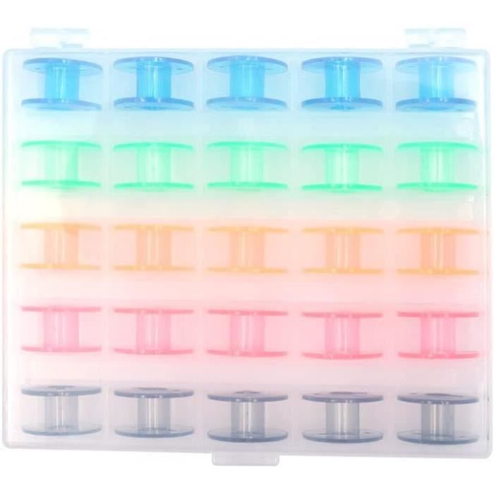ARAMOX Bobines De Fil à Coudre 72 Grilles Couleur Fil à Coudre En