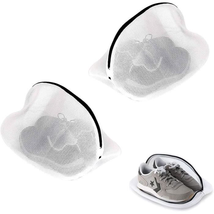 2 Pèces Sacs à Linge pour Chaussures Réutilisables Sac à Chaussures pour Machine à Laver, Sac de Lavage de Chaussures Sac de Nettoyage Portable avec Fermeture Éclair 2 Pèces Sacs à Linge pour Chaussures Réutilisables Sac à Chaussures pour Machine à Laver, Sac de Lavage de Chaussures Sac de Nettoyage Portable avec Fermeture Éclair