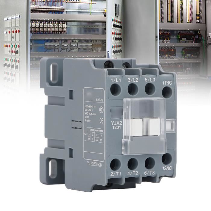 MOH-remplacement de contacteur AC Contacteur AC NC 12A, montage sur ...