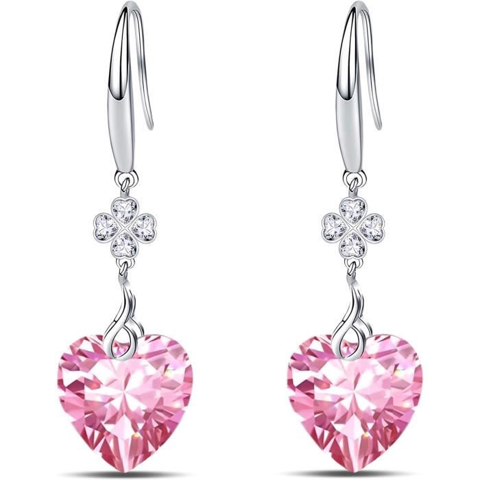 Sans Prix de Réserve - Boucles d'oreilles Argent, Améthyste naturelle
