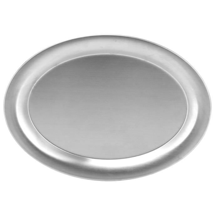 EJ.life Stainless Steel Plate, Food Dish Stainless Steel Serving Dish