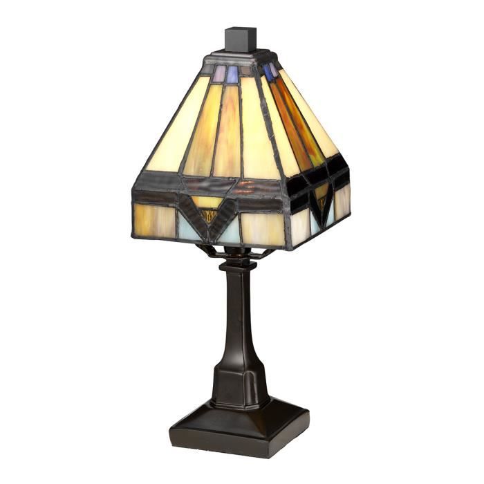 Lampe de table - ELSTEAD LIGHTING - Holmes Mini - Bronze vintage - 1 ampoule E14 - Intérieur