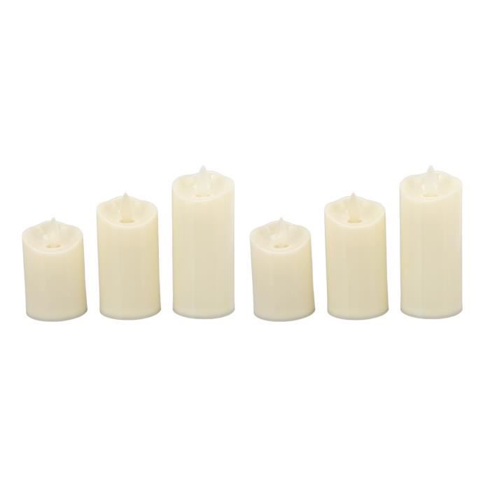 Bougies coniques LED sans flamme avec télécommande, lampe de décoration'arbre de noël pour dîner