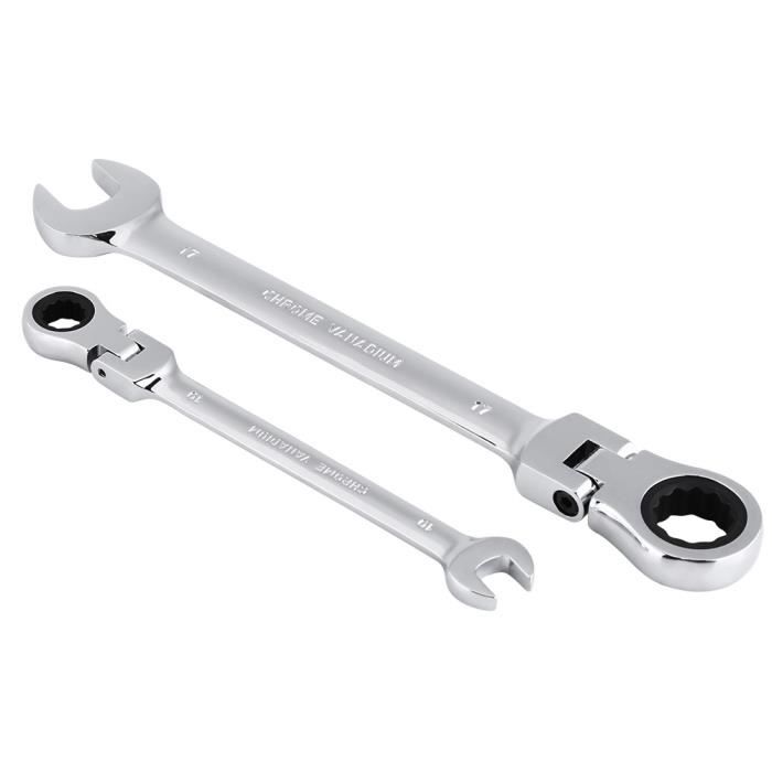CES Ratchet Spanner Tool Set Flexible Ratcheting Wrench Spanners Garage