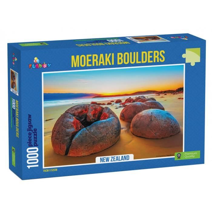 Funbox Puzzle Moeraki Boulders NZ Puzzle (1000 pcs) Cdiscount Jeux