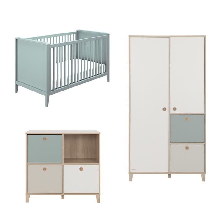 Chambre Complete Lit Evolutif 70x140 Commode 4 Niches Armoire 2 Portes Lora Bleu Cdiscount Puericulture Eveil Bebe Chambre Complete Lit Evolutif 70x140 Commode 4 Niches Armoire 2 Portes Lora Bleu Cdiscount Puericulture Eveil Bebe
