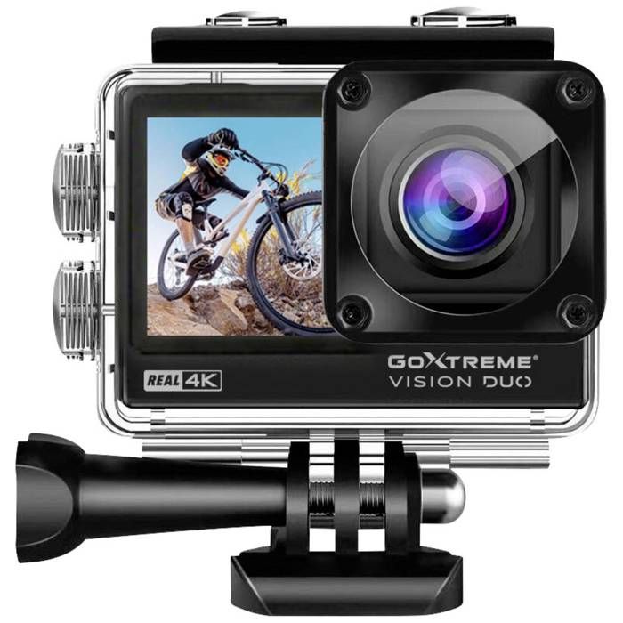 GoXtreme GoXtreme Vision Duo 4K Caméra sport 4K double écran protégé contre les projections deau protégé contre la