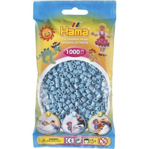 HAMA - 207-31 - Loisirs créatifs - Perles et bijoux - Sachet 1000 perles turquoise